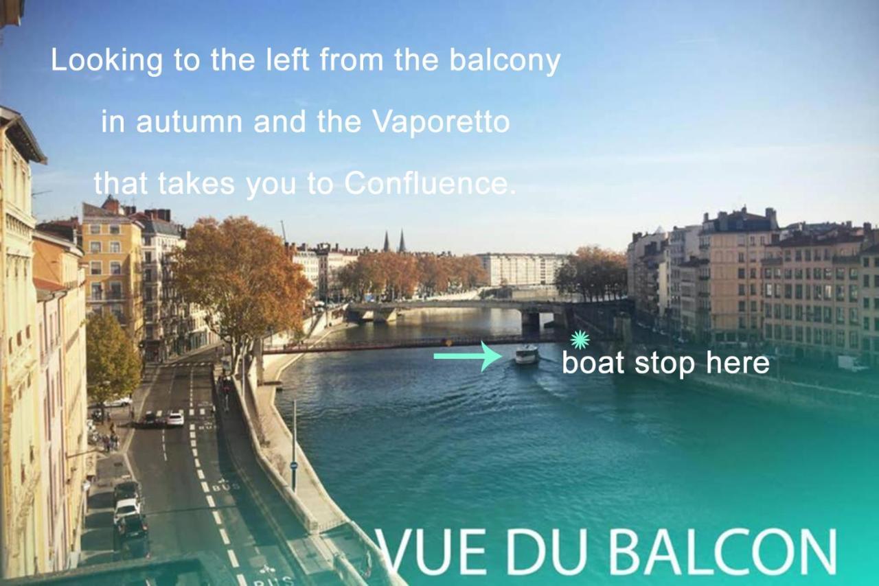 Appartement Haussmannien D'Artiste, Exception, Quai De Saone Balcon+Parking Lyon Ngoại thất bức ảnh