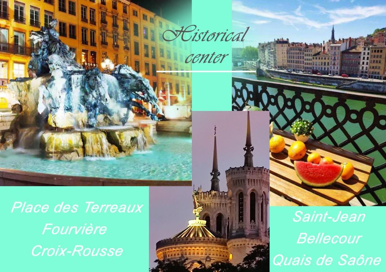 Appartement Haussmannien D'Artiste, Exception, Quai De Saone Balcon+Parking Lyon Ngoại thất bức ảnh