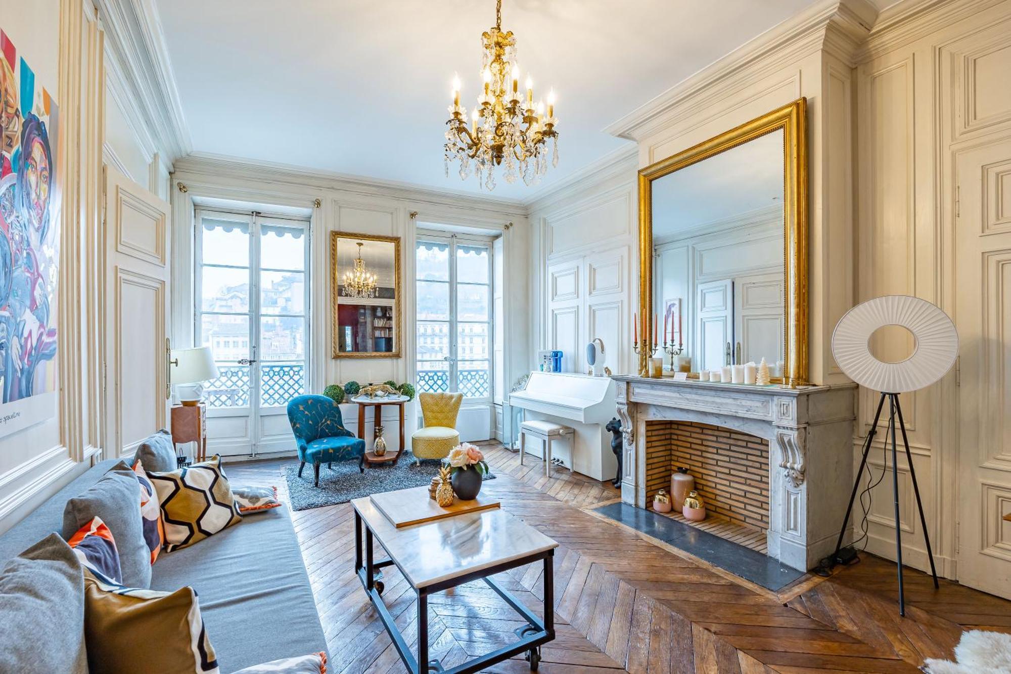 Appartement Haussmannien D'Artiste, Exception, Quai De Saone Balcon+Parking Lyon Ngoại thất bức ảnh